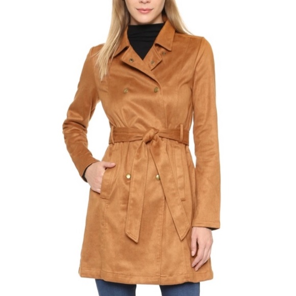 RENAME | Faux Suede Coat - Picture 1 of 7